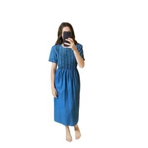 Cottage Core Denim Dress